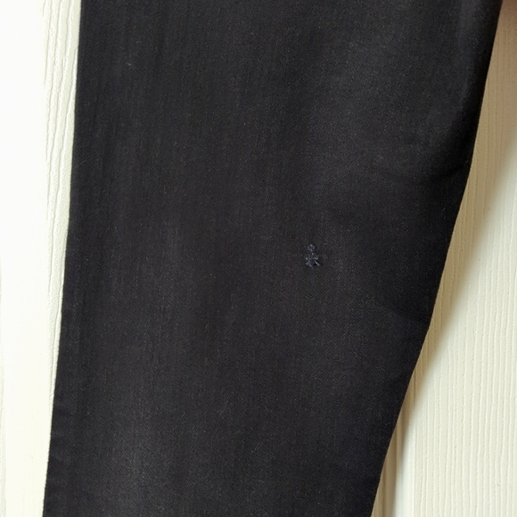 Rag & Bone Cate Classic Mid Rise Ankle Length Skinny Jeans No Fade Black 25 - Picture 6 of 15